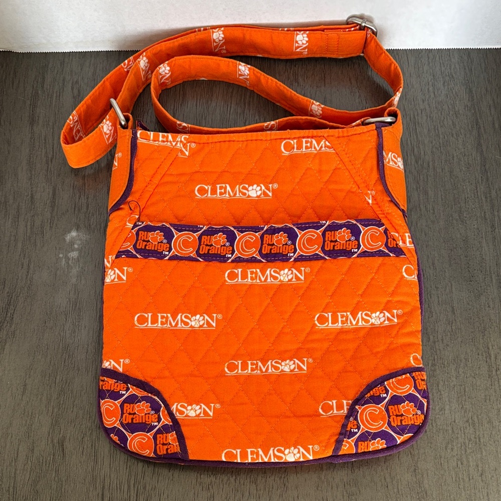 Orange Clemson Shoulder Bag